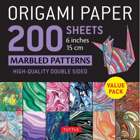 Книга за оригами MARBLED PATTERNS